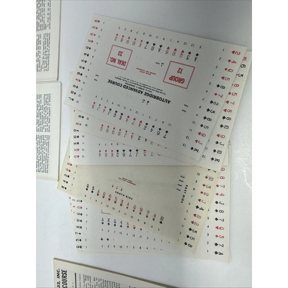 Vintage Advanced Courses in Contract Bridge Group 11/12p Book Bidding & Play
